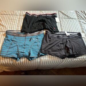 Calvin Klein &Ralph Lauren Polo boxer briefs bundle size XL